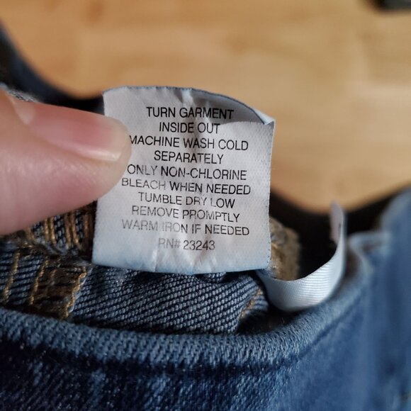 New York & Co Jeans Womens Large Blue Cropped Tummy-Less Pull-On Stretch Denim - Picture 5 of 11